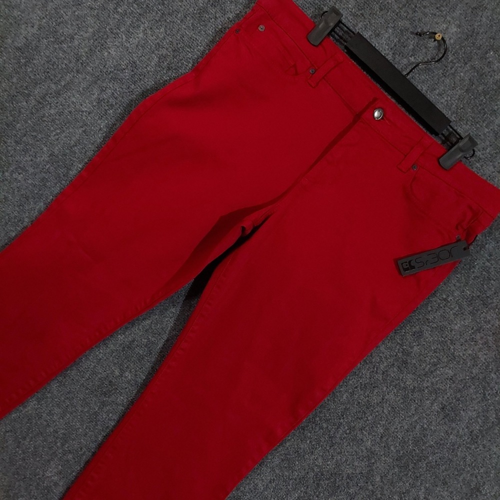 Joe's Jeans Mens 32 Venetian‎ Red The Skinny Stretch Denim Tencel Blend Jeans